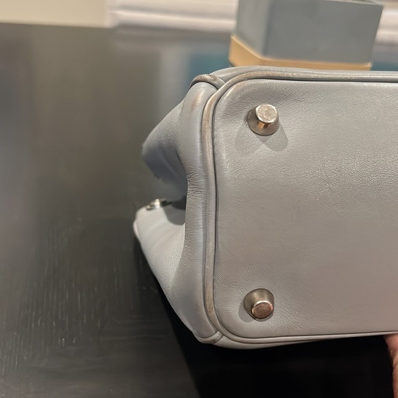 Authentic Dior Women Handbag Diorissimo Gray Leather - Picture 10 of 14